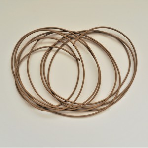 Elektrický kabel s lepeným opletením 1,5 mm, béžová barva, 1m, Jawa, ČZ