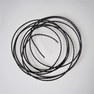 Elektrický kabel s lepeným opletením 1,5 mm, černá a zelená, 1m, Jawa, ČZ