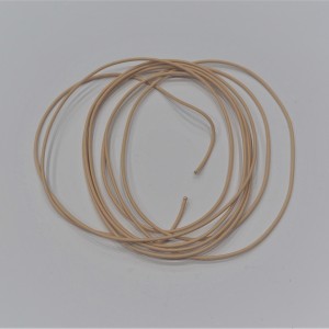 Elektrický kabel s lepeným opletením 1,5mm, krémová barva, 1m, Jawa, ČZ