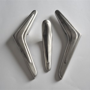 Uchwyty przedniej szyby, odlewane, aluminiowe, VELOREX 560/561