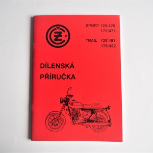 Dílenská příručka CZ 476-482 - formát A4 J.ČESKÝ, 66 stran