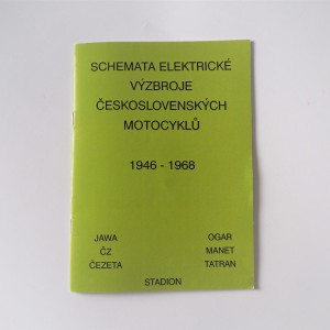Schémata elektricke vyzbroje,  Jawa, ČZ 1946-1968 - formát A5 J.ČESKÝ, 36 stran