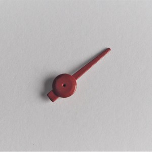 Ručička  tachometra, kovová, červená, Jawa 50