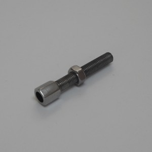 Šroub nastavování lanka s maticí, nerez/leštěný, M7 x 45 mm, Jawa, ČZ