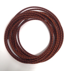 Vysokonapěťový kabel ke svíčce, hnedočervený s černou barvou, 0,5 m, Jawa, ČZ