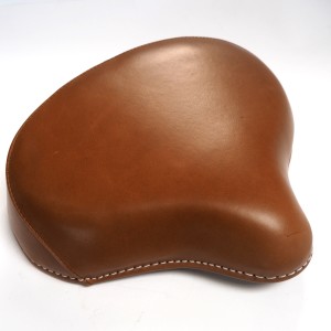 Seat front, retro leather, brown