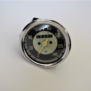 Speedometer, black, 140 km/h, Jawa 250/350 Kyvacka