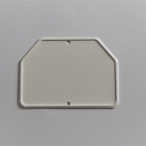 Rear registration number plate, 14.4x10.3 cm, Jawa, CZ