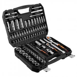 Sada nástrčných klíčů 1/2", 1/4", 94 kusů, CrV