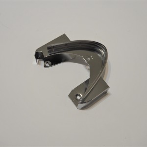 Chain cover extender, chrome, Jawa 350