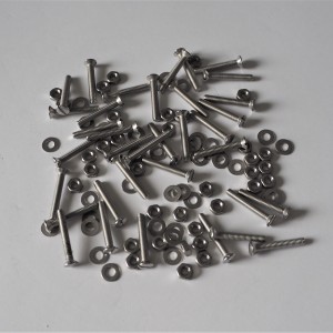 A set of screws for fixing aluminum strips, VELOREX 560/561