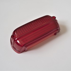 Rear lamp glass - red PAV 40