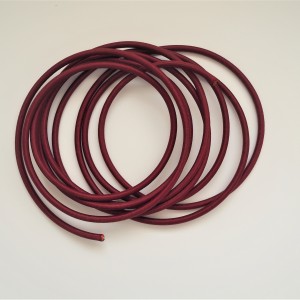 High voltage cable to spark plug, claret, 0,5 m, Jawa, CZ