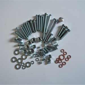 Screw set for engine, zink, Jawa 634, Bizon, CZ 471