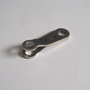 Brake plate lever, stainless steel, Jawa 500 OHC 02