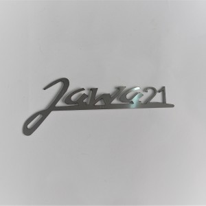 Emblem JAWA 21, 180 mm, stainless