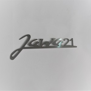 Emblem JAWA 21, 180 mm, Edelstahl