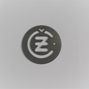 Logo CZ, 60 mm, Edelstahl