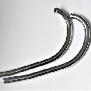 Exhaust pipe, chrome, Jawa 500 OHC 00, 01, 02