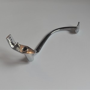 Brake pedal, chrome, Jawa 500 OHC 02