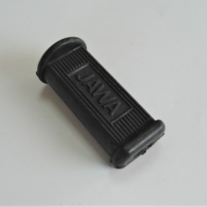 Footrest rubber front with Jawa logo - Jawa, CZ