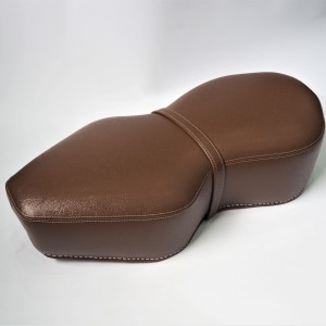 Seat, leatherette, dark brown, Jawa, CZ