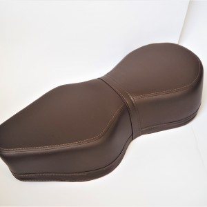Seat, leatherette, dark brown, Jawa, CZ