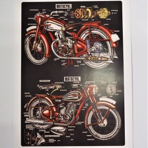 Poster - Motocykl Jawa
