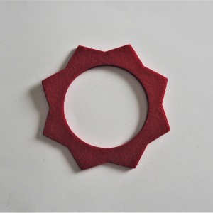 Pad under fuel tank filler cap, red, Jawa, CZ