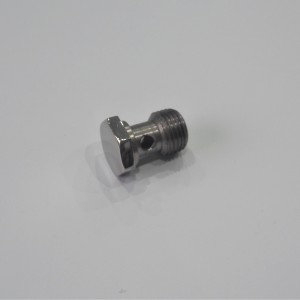 Holendro screw, big hole, M16x1,5x26mm, stainless steel, polished, Jawa 500 OHC