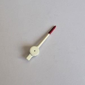 Needle for speedometer, metal, white red, Jawa, CZ