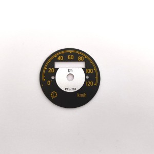 Speedometer plate WSK (2) 0 - 120 km/h