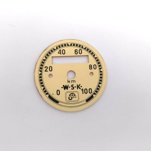 Speedometer plate WSK (1) 0 - 100 km/h