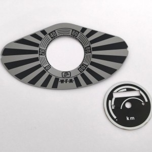 Speedometer plate WFM OSA 0-100 km/h