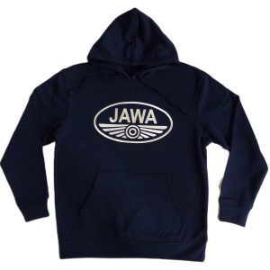 Herren Hoodie, Schwarz, mit JAWA-Logo, Größe 3XL
