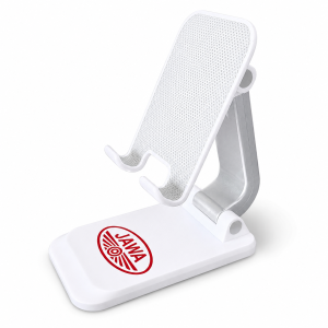 Phone stand with JAWA logo