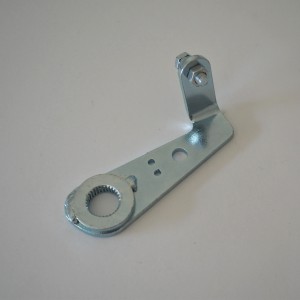 Rear brake pedal lever, short, zink, Jawa 634-640
