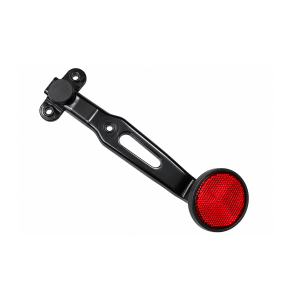 Reflektor mit Halterung, schwarz – JAWA 300/350 CL / Pérák / Bobber