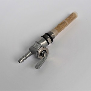 Fuel tap Jikov, satin finish, Jawa, CZ 1958--