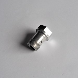 Float chamber holding bolt, aluminium, AMAL 76/276