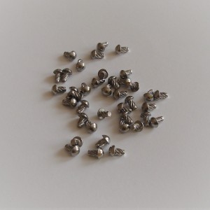 Rivet for type label, nickel, 2,89x4,76mm, Jawa, CZ