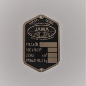 Type label, Jawa 1950--