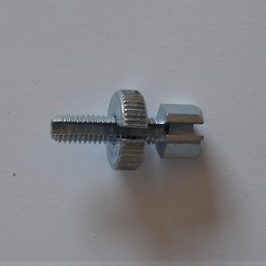 Cable setting screw with nut, Al, M6x30mm, Jawa, CZ