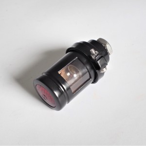 Rear light, JN5S25, black, varnished, Jawa Special, Villiers, OHV