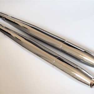 Exhaust silencer chrome, CZ 471, 472