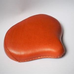 Seat front, leather, light brown