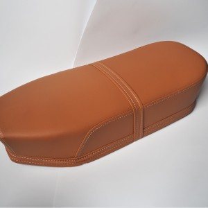 Seat, leatherette, light brown, Jawa, CZ 1960----