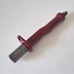 Footrest tube, rights, red lacquer, Jawa 350 Perak