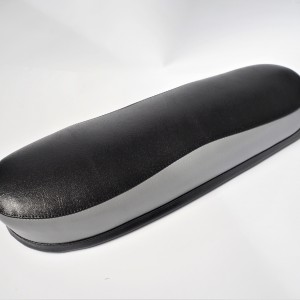 Seat, leatherette, black and gray, Jawa 50 typ 05/20/21