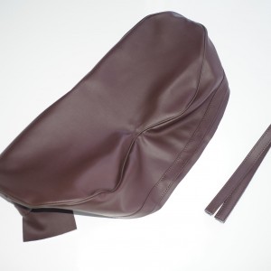 Seat cover, dark brown, Jawa, CZ